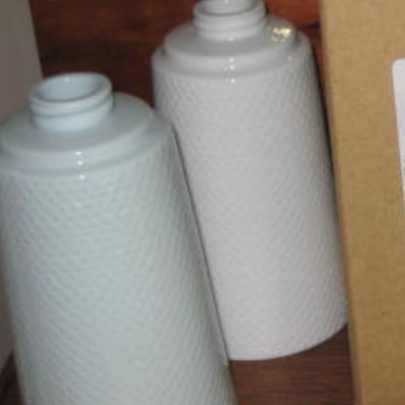 NEW 4 Soap Lotion Dispensers Lands End Martha Stewart or Vases w/o Pumps - Picture 3 of 12